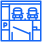 Les places parkings de stationnement